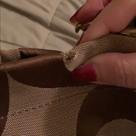 Brown Coach purse - Picture 4 of 5